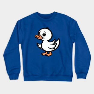 Cartoon Duck Crewneck Sweatshirt